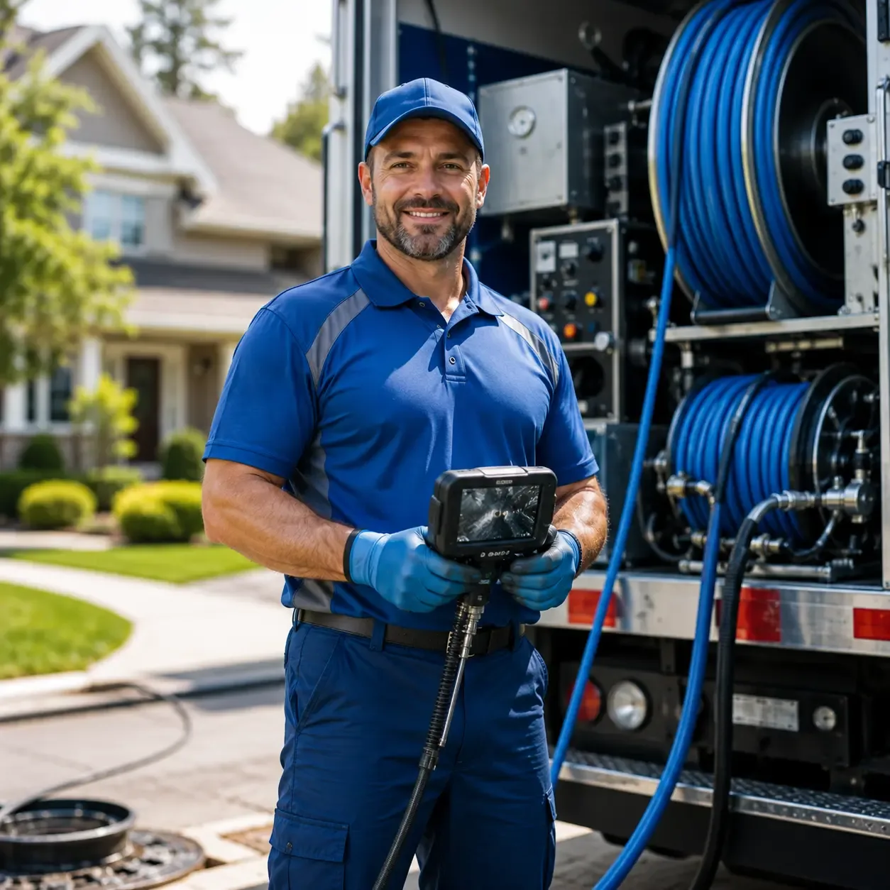 Local outdoor drain cleaning specialists in Germansville, PA